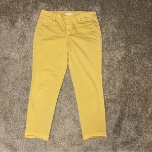 LOFT Yellow Jeans